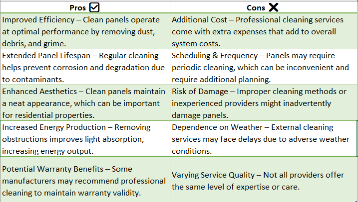 Solar Panel Cleaning Service