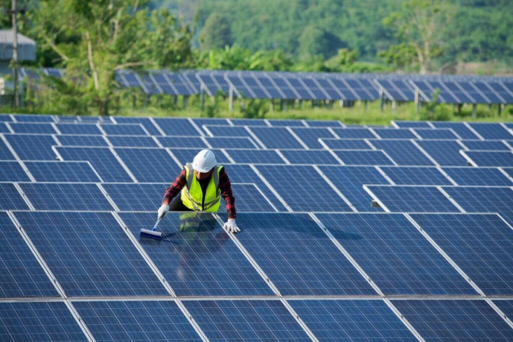 Solar Panel Cleaning Service