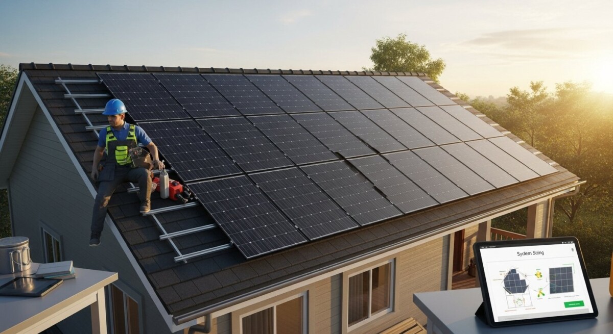 solar for small homes system sizing