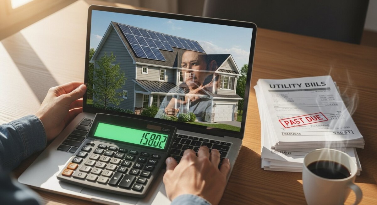 solar monthly savings estimation