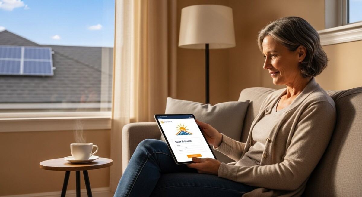 how to request solar estimates online