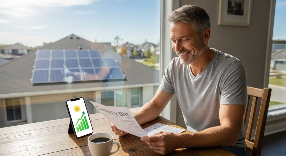 solar monthly savings estimation