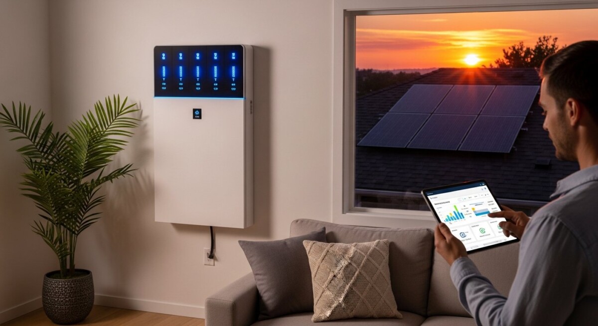 what is solar battery storage system