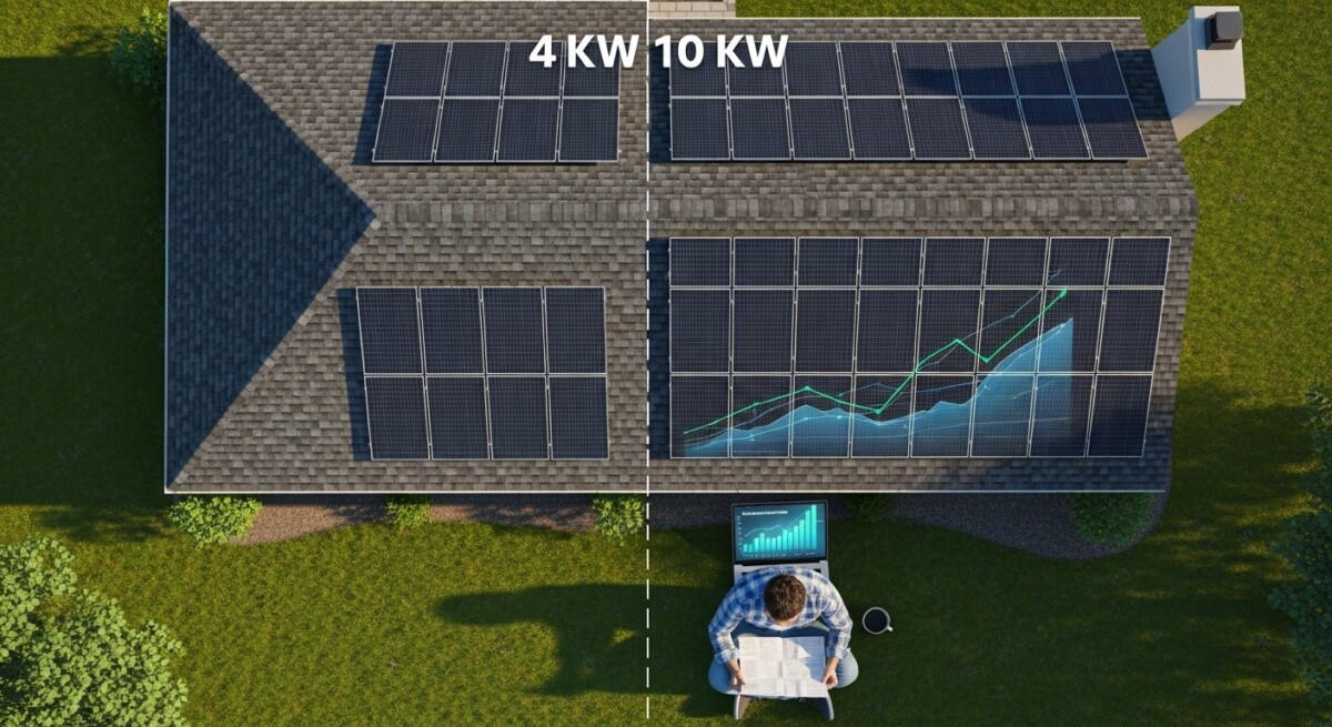 solar cost breakdown by system size